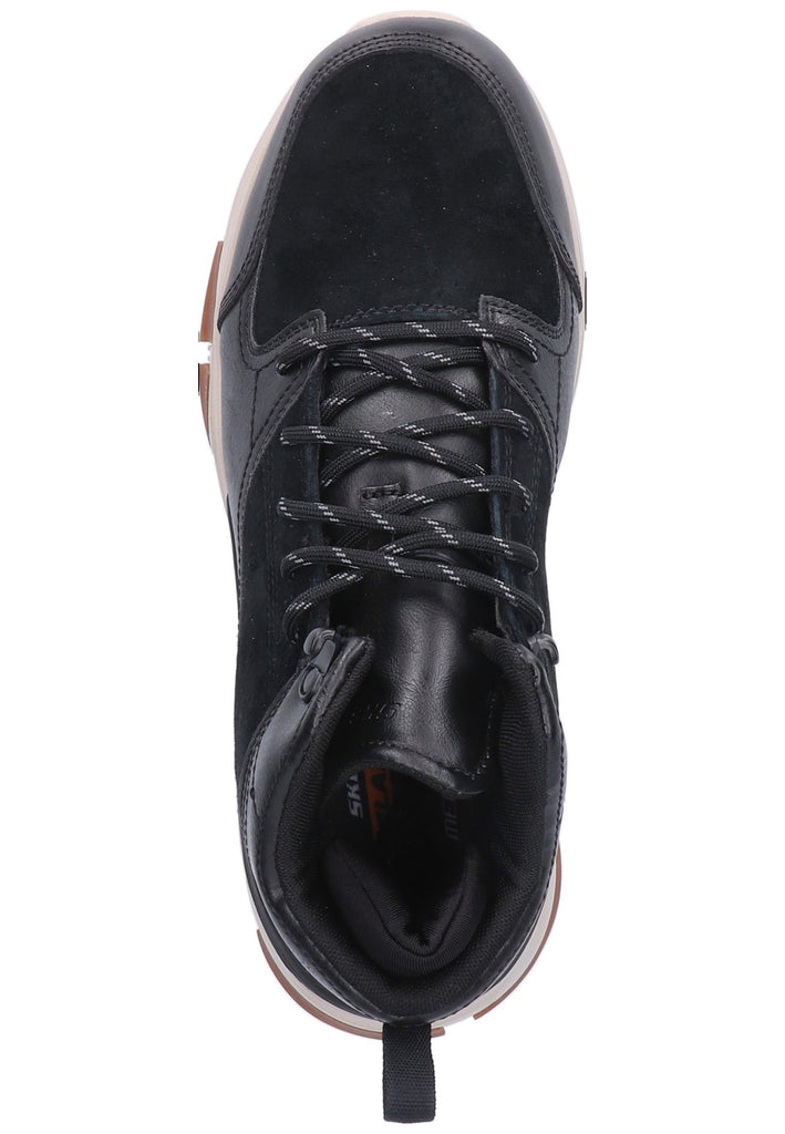 Skechers Sneaker Leder/Textil Schwarz - surf4shoes