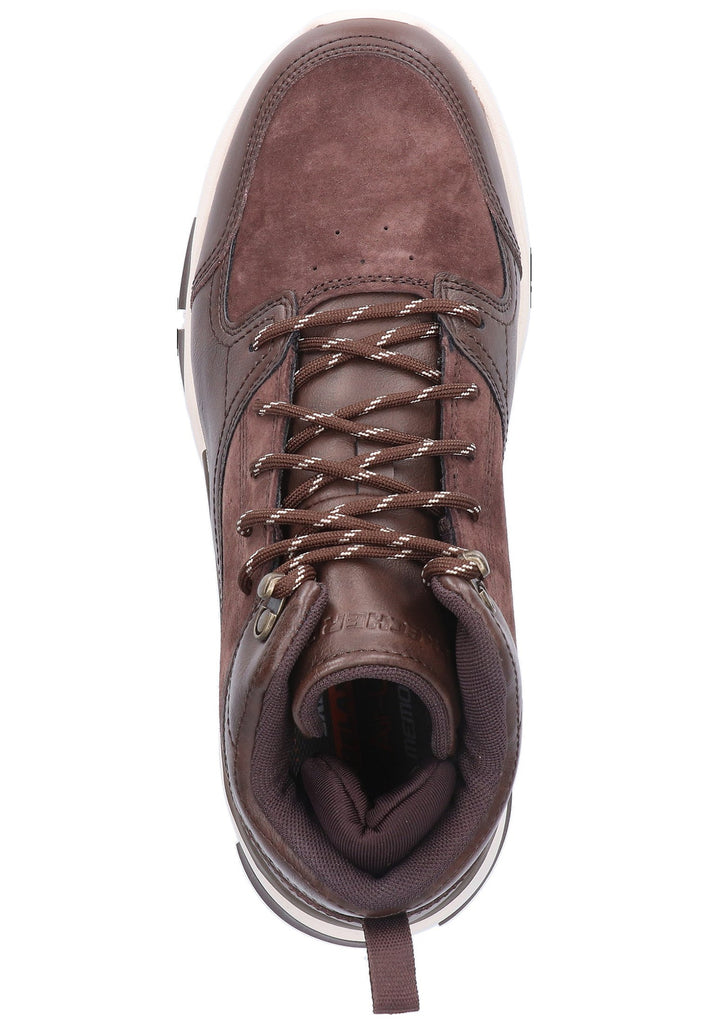 Skechers Sneaker Leder/Textil Braun - surf4shoes