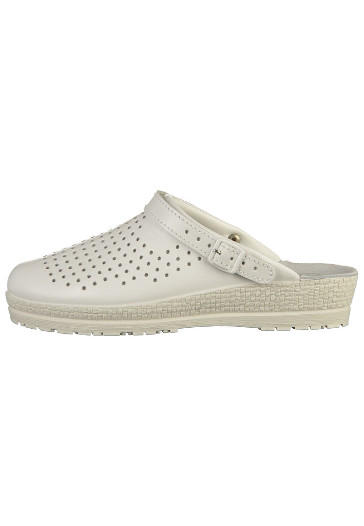 Rohde Clogs Leder Weiß - surf4shoes