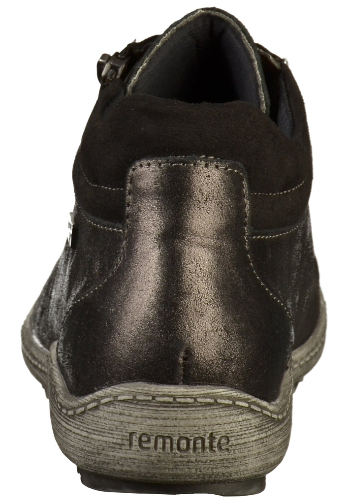 Remonte Halbschuhe Leder Grau - surf4shoes