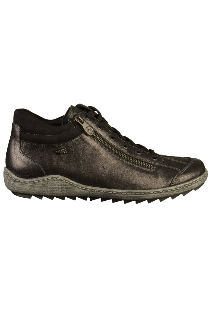 Remonte Halbschuhe Leder Grau - surf4shoes