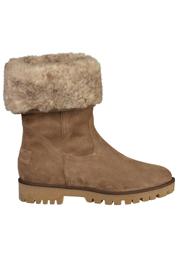 ara Stiefelette Veloursleder Taupe - surf4shoes