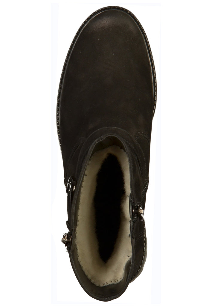 ara Stiefelette Leder Schwarz - surf4shoes