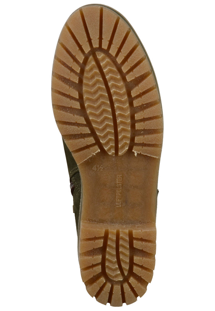 ara Stiefelette Nubukleder Oliv - surf4shoes