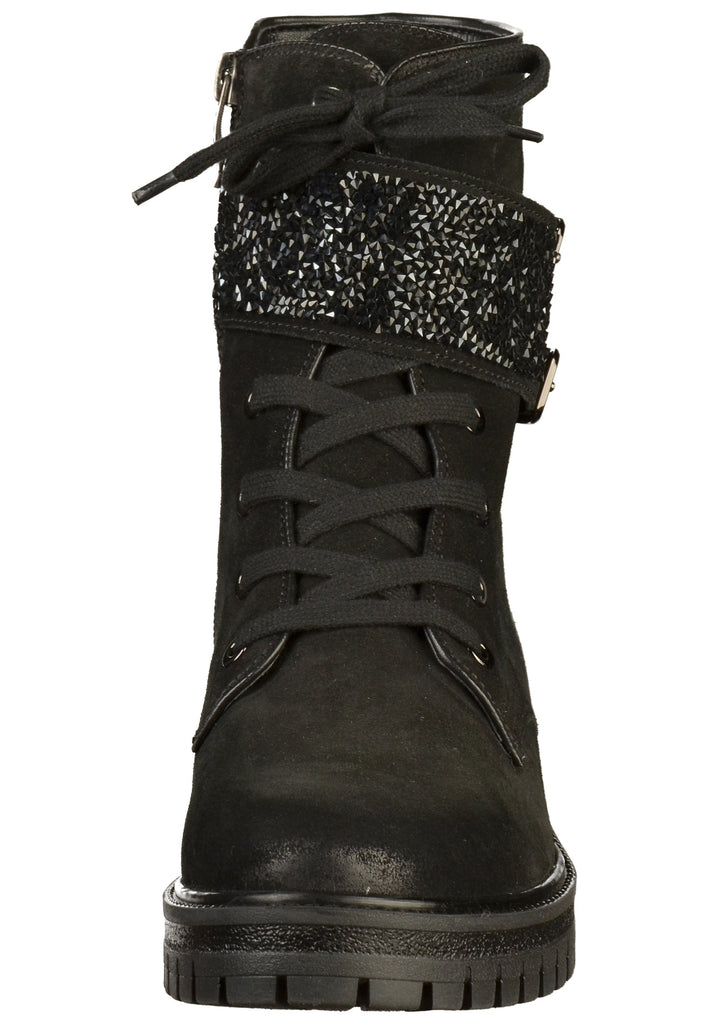 ara Stiefelette Leder Schwarz - surf4shoes