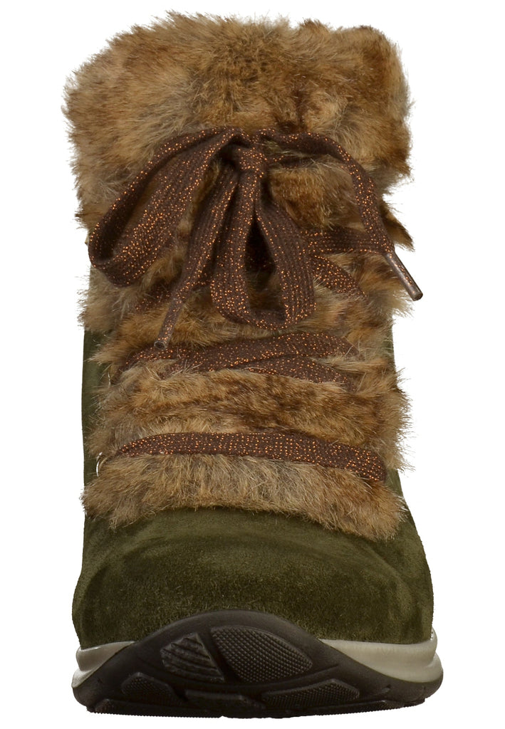 ara Stiefelette Leder Oliv - surf4shoes