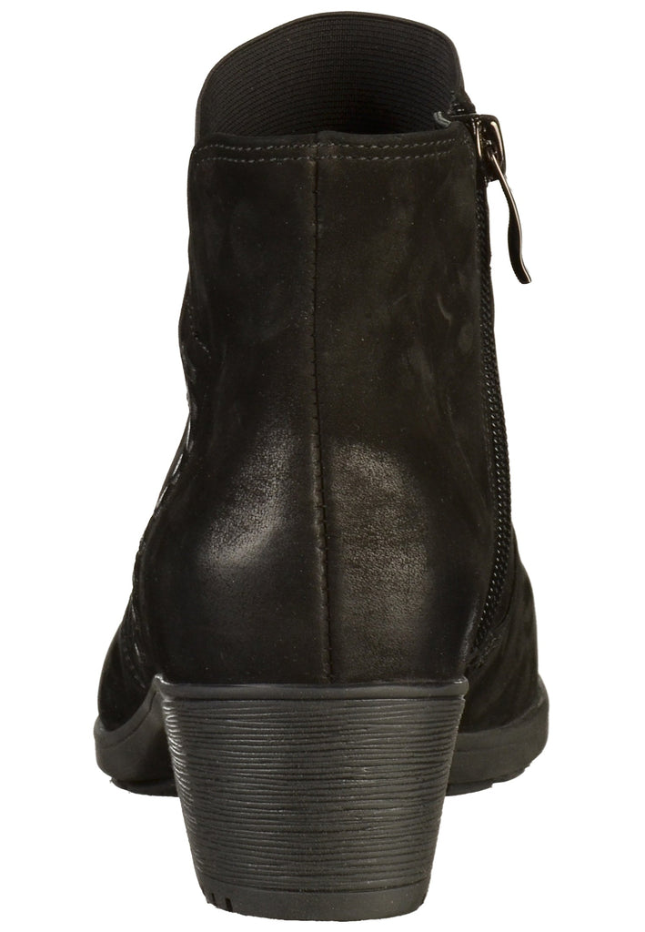 ara Stiefelette Leder Schwarz - surf4shoes