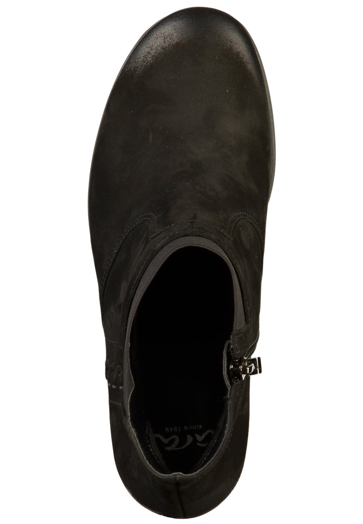 ara Stiefelette Leder Schwarz - surf4shoes