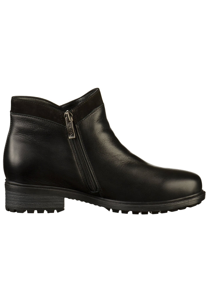 ara Stiefelette Leder Schwarz - surf4shoes