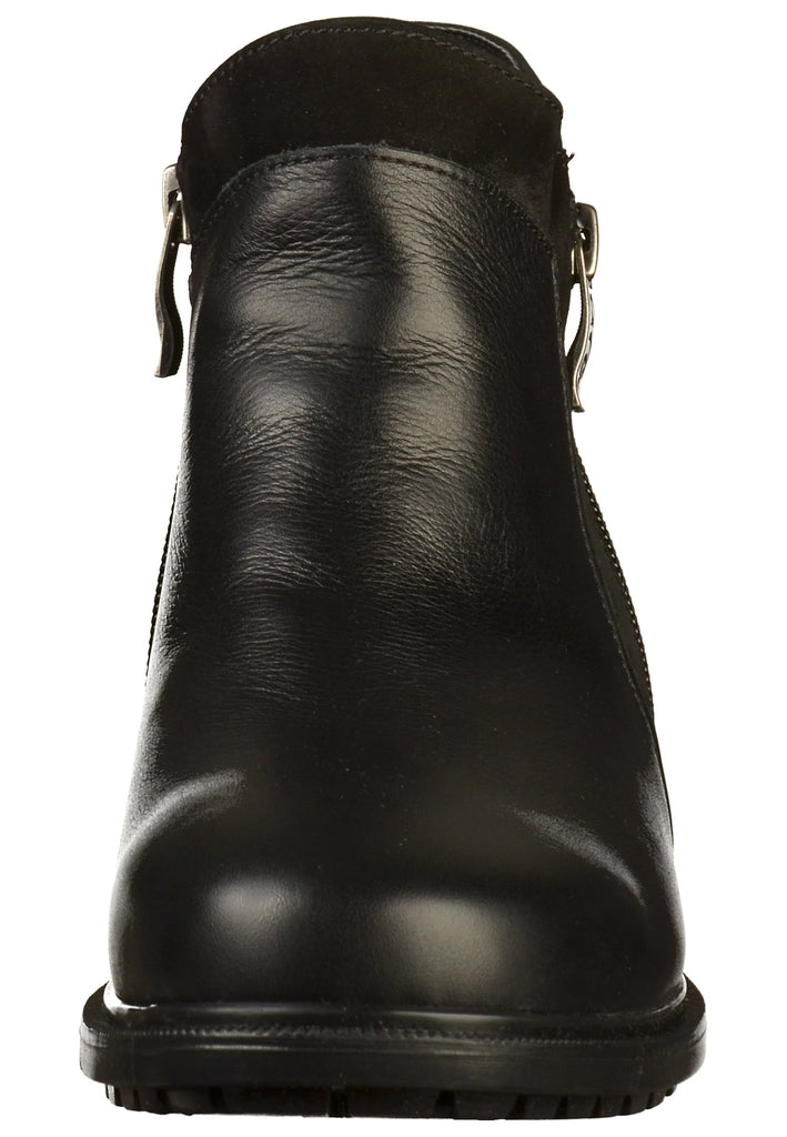 ara Stiefelette Leder Schwarz - surf4shoes