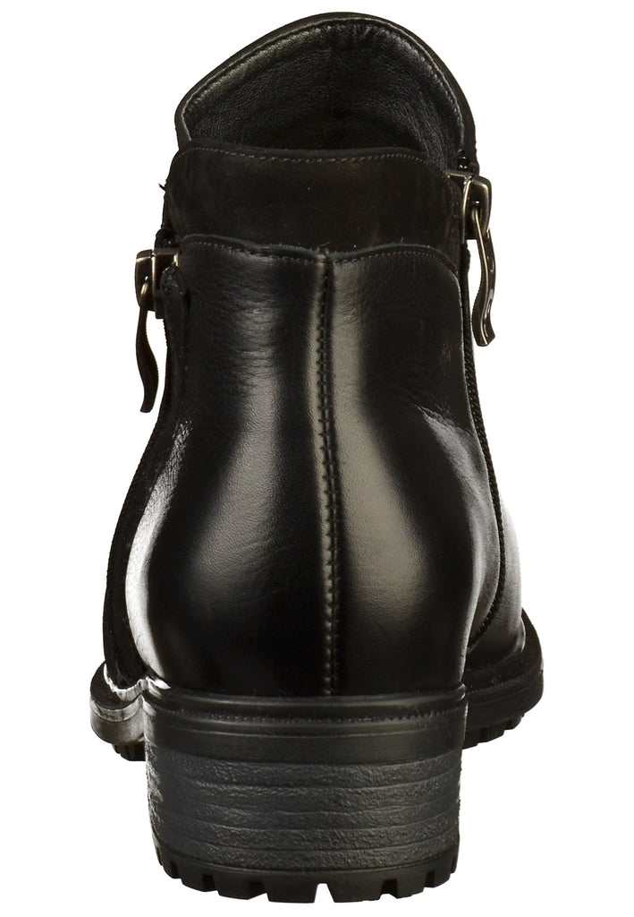 ara Stiefelette Leder Schwarz - surf4shoes