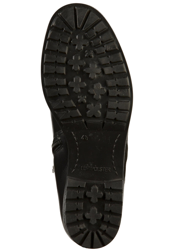 ara Stiefelette Leder Schwarz - surf4shoes