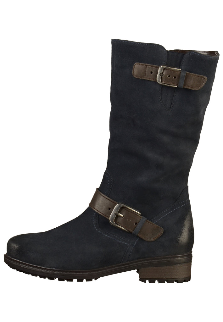 ara Stiefel Leder Blau - surf4shoes
