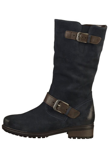ara Stiefel Leder Blau - surf4shoes