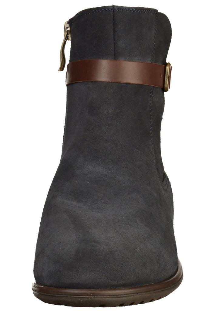 ara Stiefelette Veloursleder Blau - surf4shoes