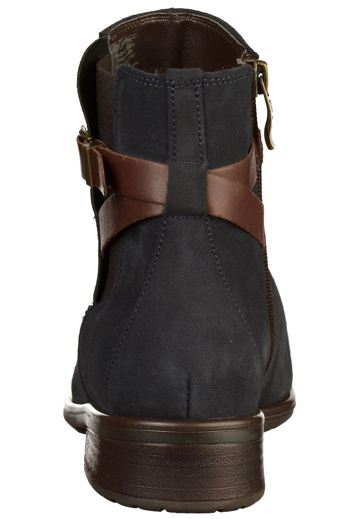 ara Stiefelette Veloursleder Blau - surf4shoes