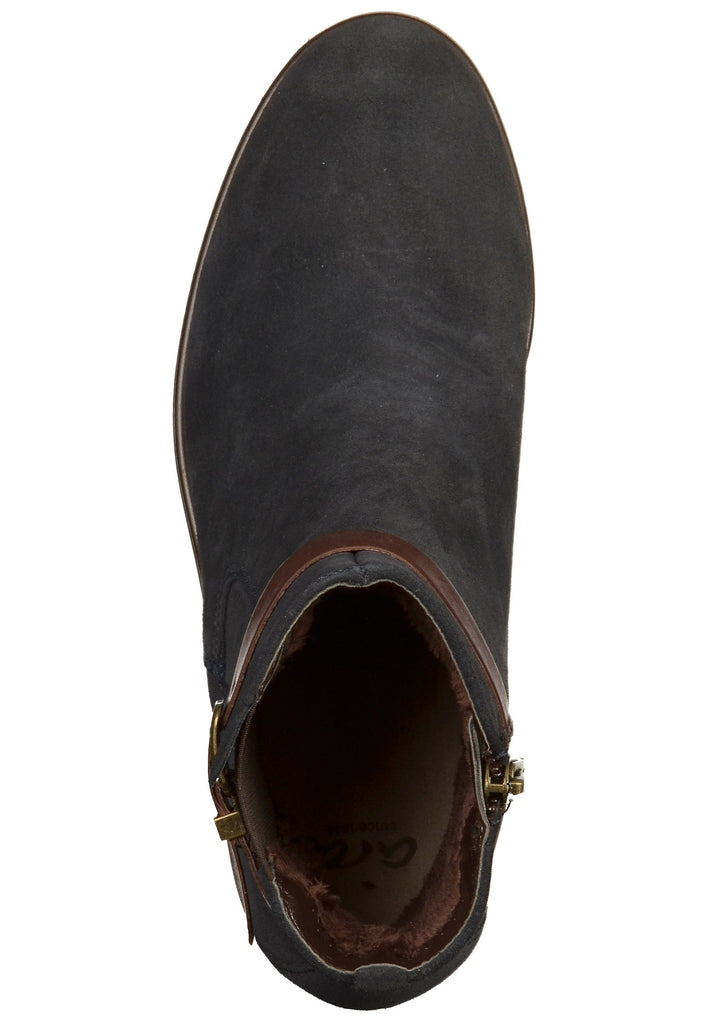 ara Stiefelette Veloursleder Blau - surf4shoes