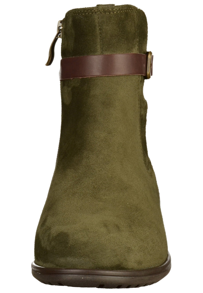 ara Stiefelette Veloursleder Oliv - surf4shoes