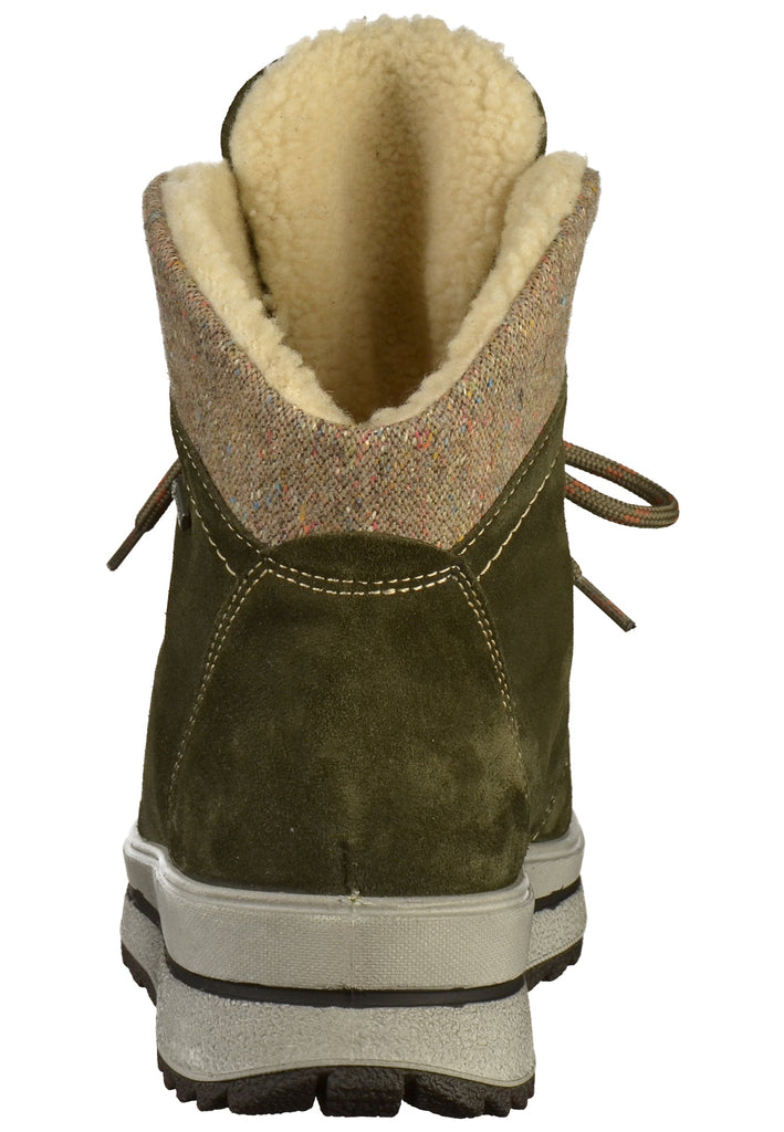 ara Stiefelette Leder Oliv - surf4shoes