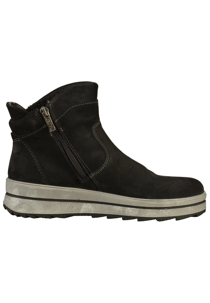 ara Stiefelette Leder Schwarz Warmfutter - surf4shoes