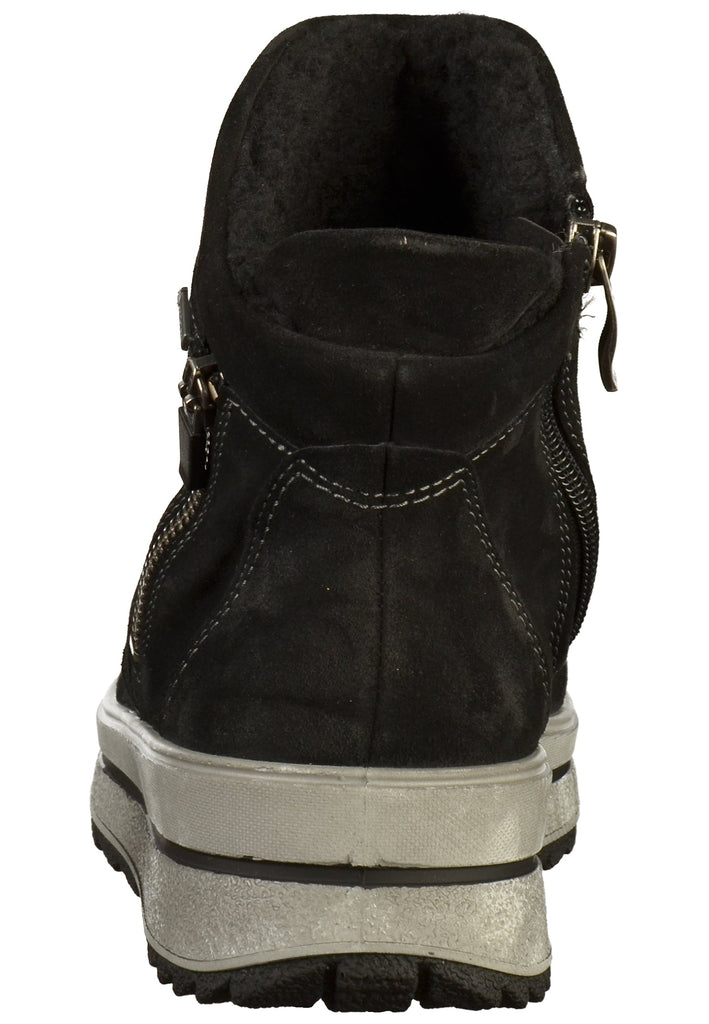 ara Stiefelette Leder Schwarz Warmfutter - surf4shoes