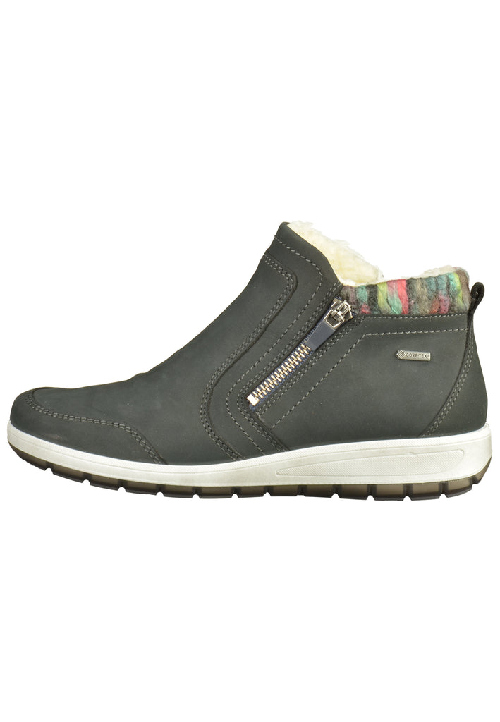 ara Stiefelette Nubukleder Blau - surf4shoes