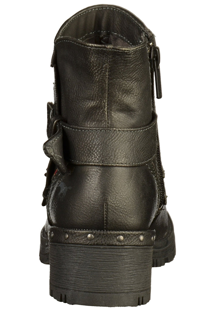 Mustang Stiefelette Lederimitat Graphit - surf4shoes