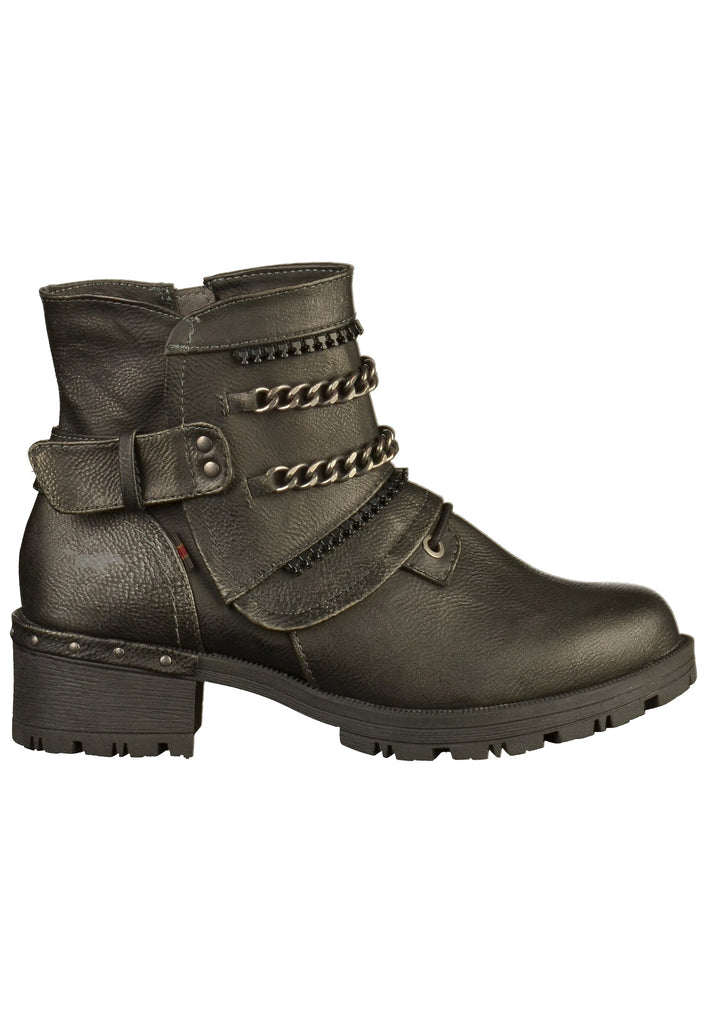 Mustang Stiefelette Lederimitat Graphit - surf4shoes