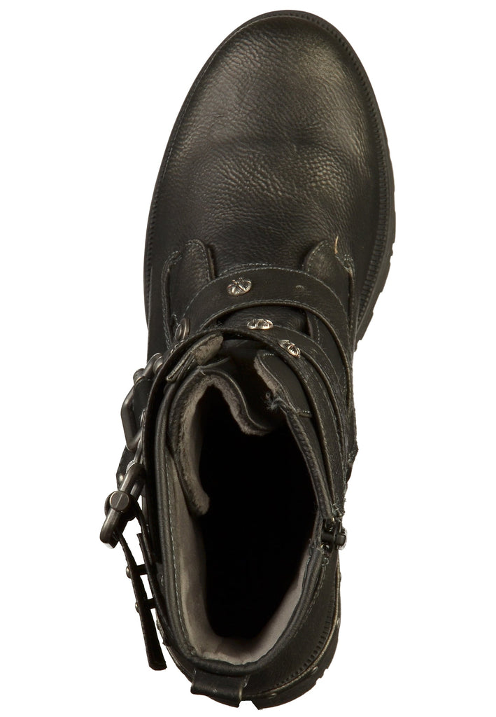 Mustang Stiefelette Lederimitat Graphit - surf4shoes