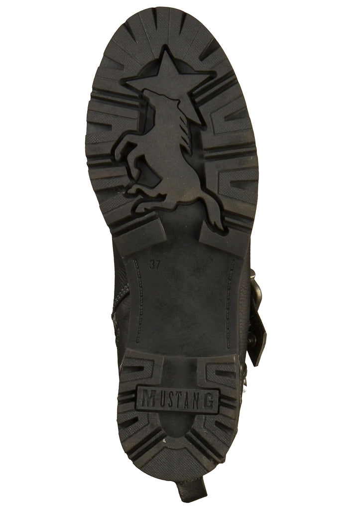 Mustang Stiefelette Lederimitat Graphit - surf4shoes