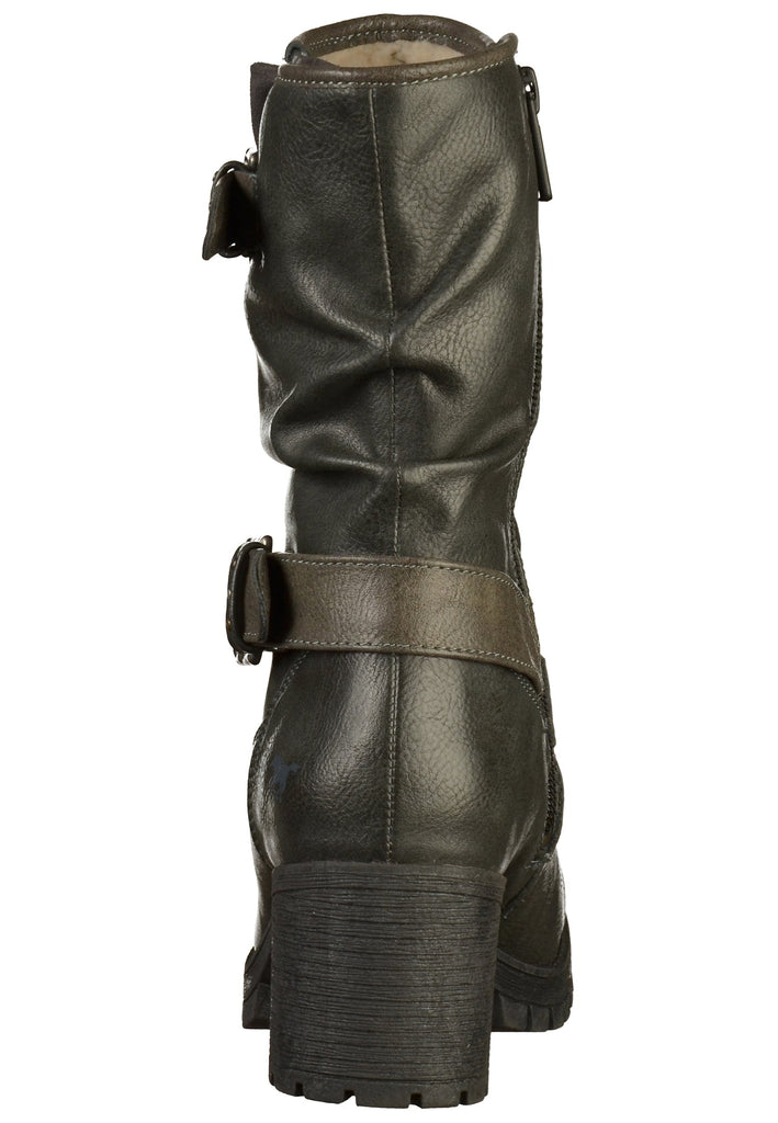 Mustang Stiefel Lederimitat Grau - surf4shoes