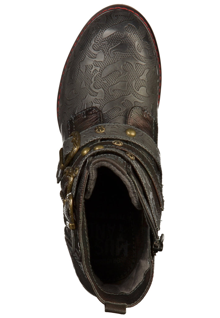 Mustang Stiefelette Lederimitat Navy - surf4shoes