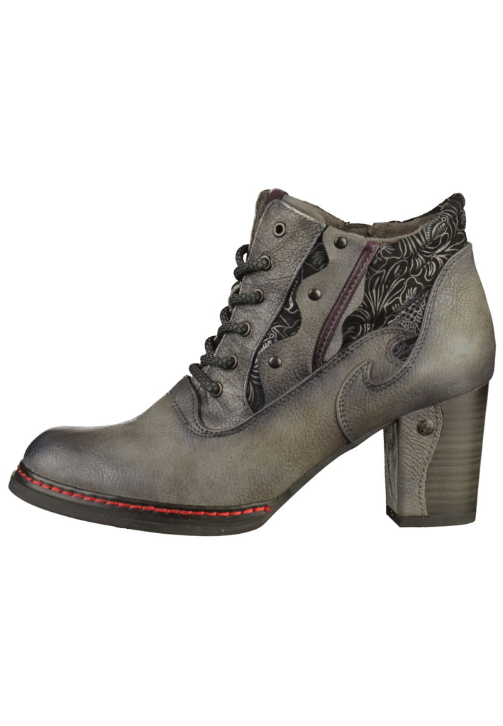 Mustang Stiefelette Lederimitat/Textil Grau - surf4shoes