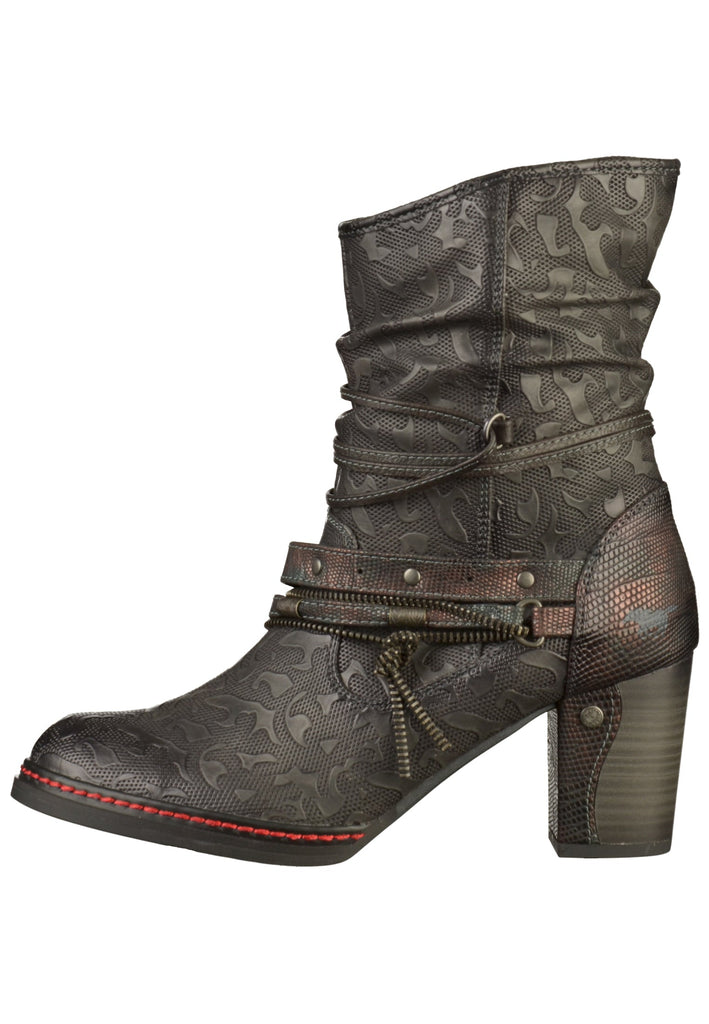 Mustang Stiefel Lederimitat Dunkelgrau - surf4shoes