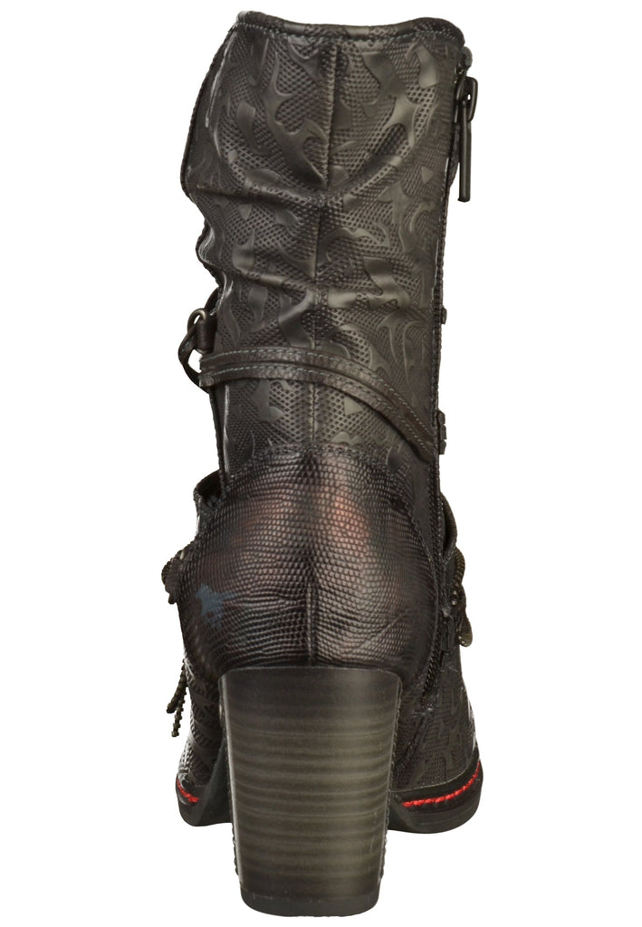 Mustang Stiefel Lederimitat Dunkelgrau - surf4shoes