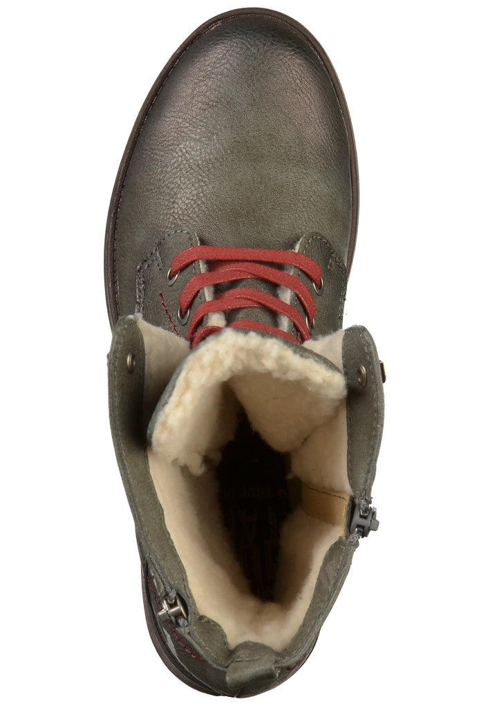 Mustang Stiefel Lederimitat Dunkelgrau - surf4shoes