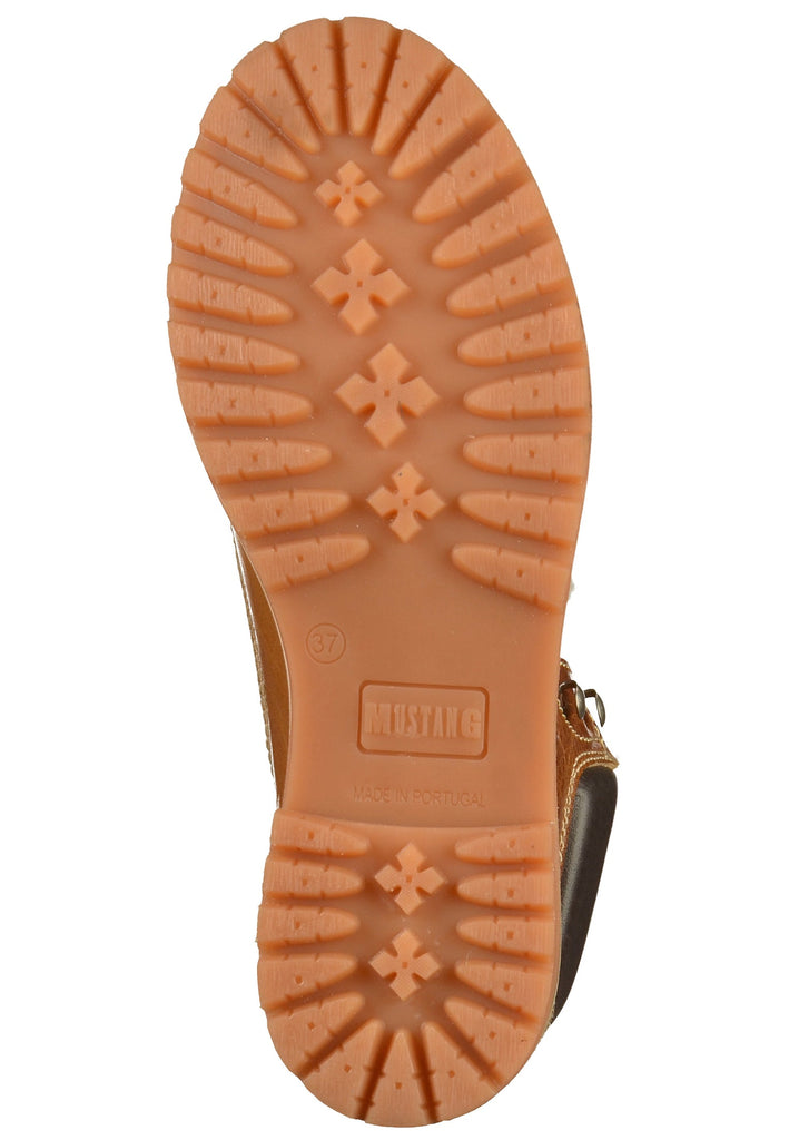 Mustang Stiefelette Leder Braun - surf4shoes