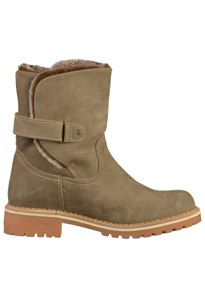 Mustang Stiefelette Leder Taupe - surf4shoes