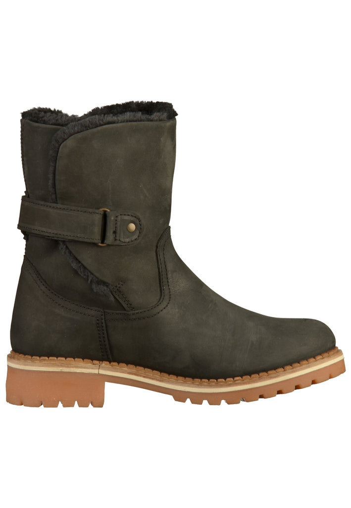 Mustang Stiefelette Leder Schwarz Warmfutter - surf4shoes