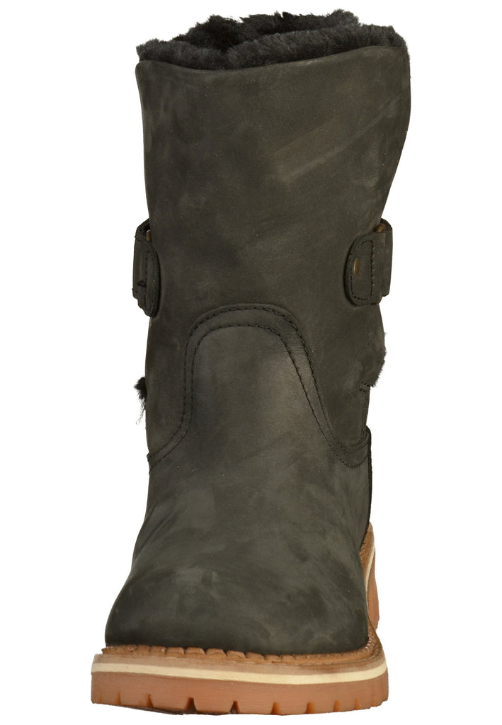 Mustang Stiefelette Leder Schwarz Warmfutter - surf4shoes