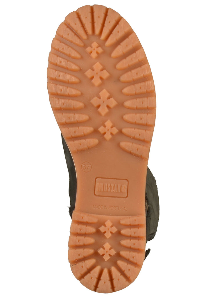 Mustang Stiefelette Leder Schwarz Warmfutter - surf4shoes