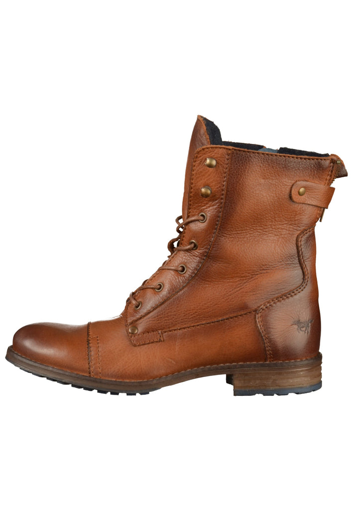 Mustang Stiefelette Leder Kastanie - surf4shoes