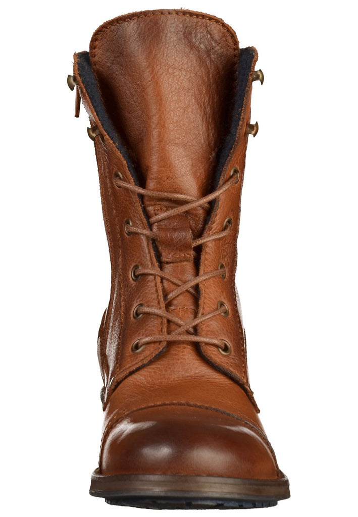Mustang Stiefelette Leder Kastanie - surf4shoes