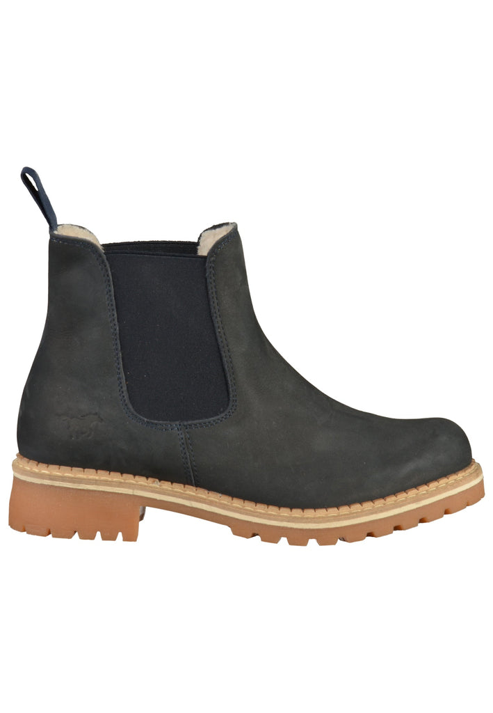 Mustang Stiefelette Leder Blau - surf4shoes