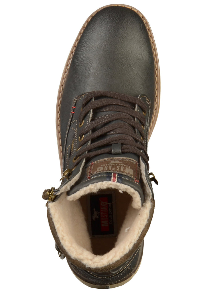 Mustang Stiefelette Lederimitat Graphit - surf4shoes