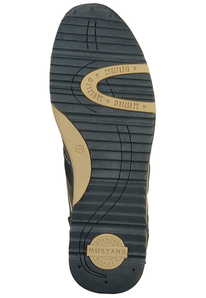 Mustang Sneaker Lederimitat Dunkelgrau - surf4shoes