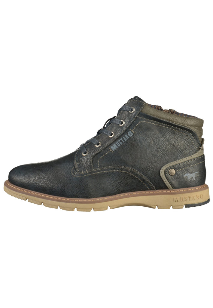 Mustang Stiefelette Lederimitat Blau - surf4shoes