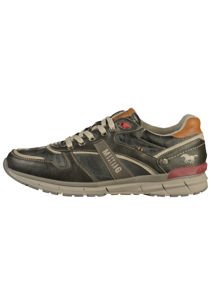 Mustang Sneaker Lederimitat Grau - surf4shoes