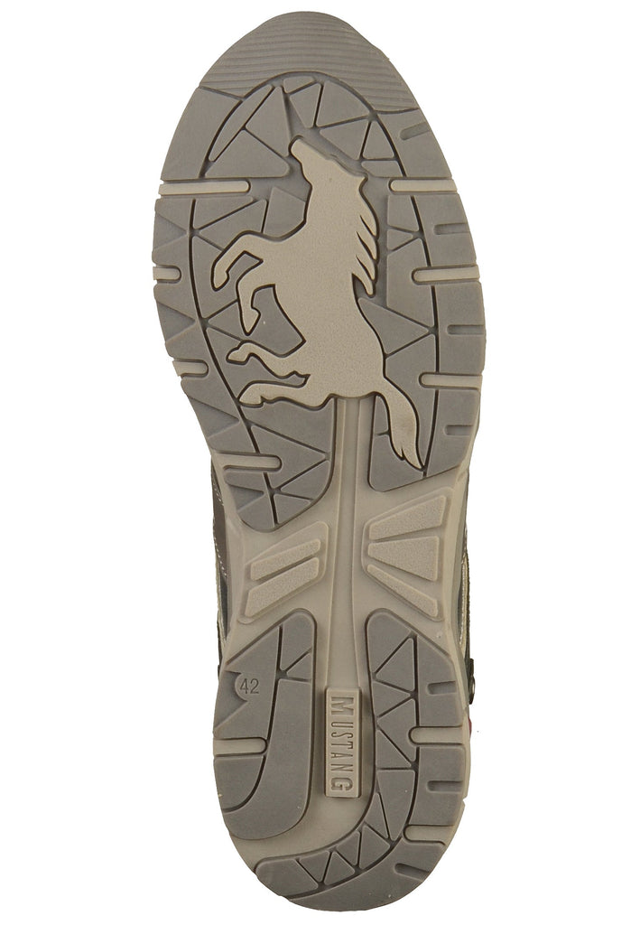 Mustang Sneaker Lederimitat Grau - surf4shoes
