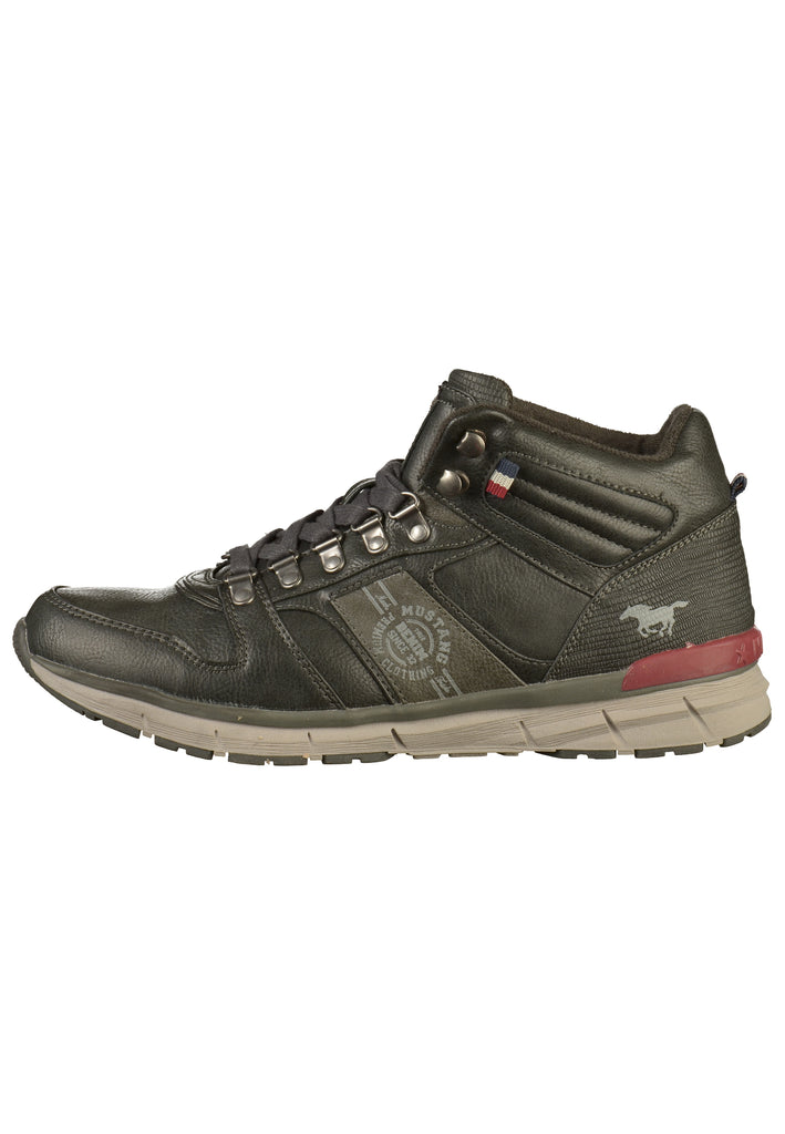 Mustang Sneaker Lederimitat Graphit - surf4shoes